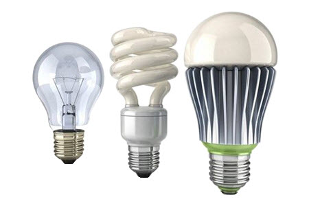 Install Energy Saving LED Light Bulbs